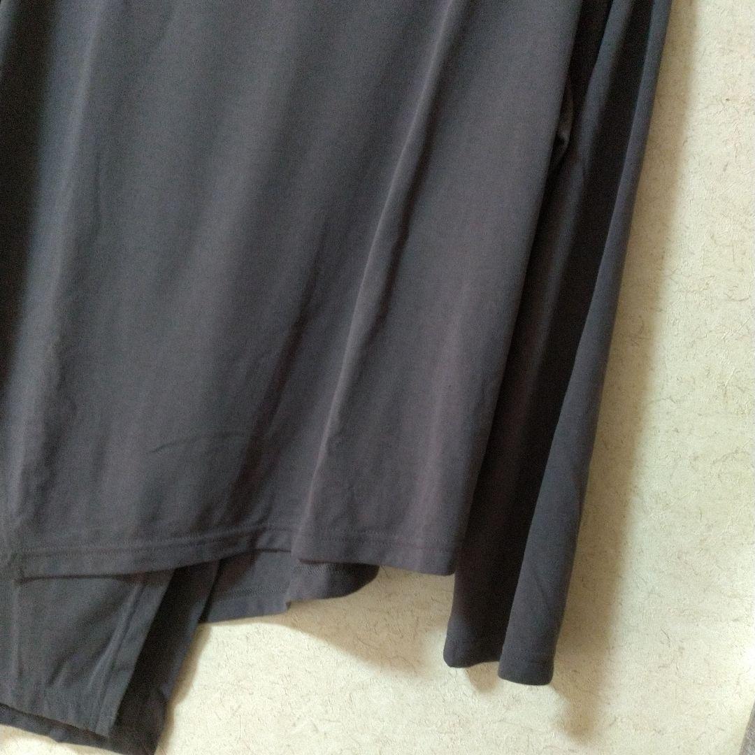新品　慈雨 グレー 長袖 チュニック　L-LL　センソユニコ