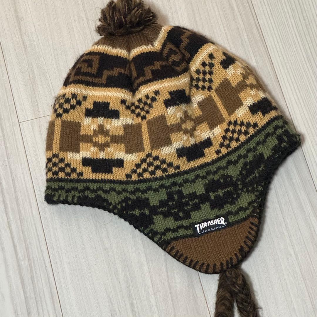 帽子 24AW Supreme THRASHER Earflap Beanie