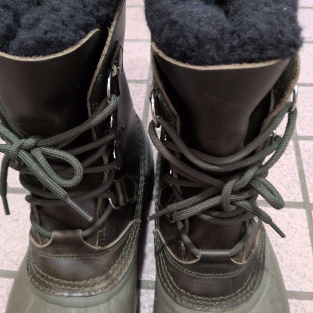 【値下げ】SOREL CARIBOU 防水ブーツ ダークブラウン