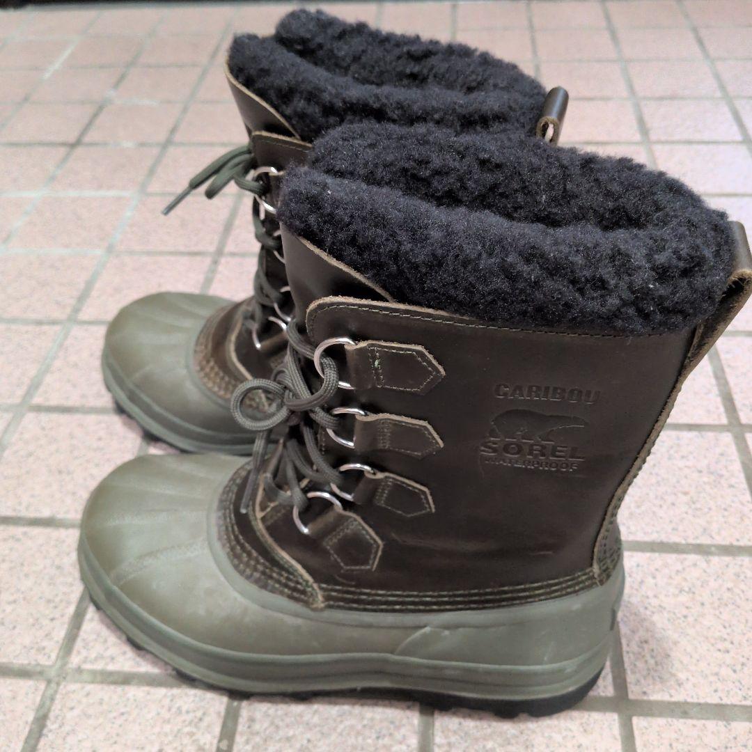 【値下げ】SOREL CARIBOU 防水ブーツ ダークブラウン