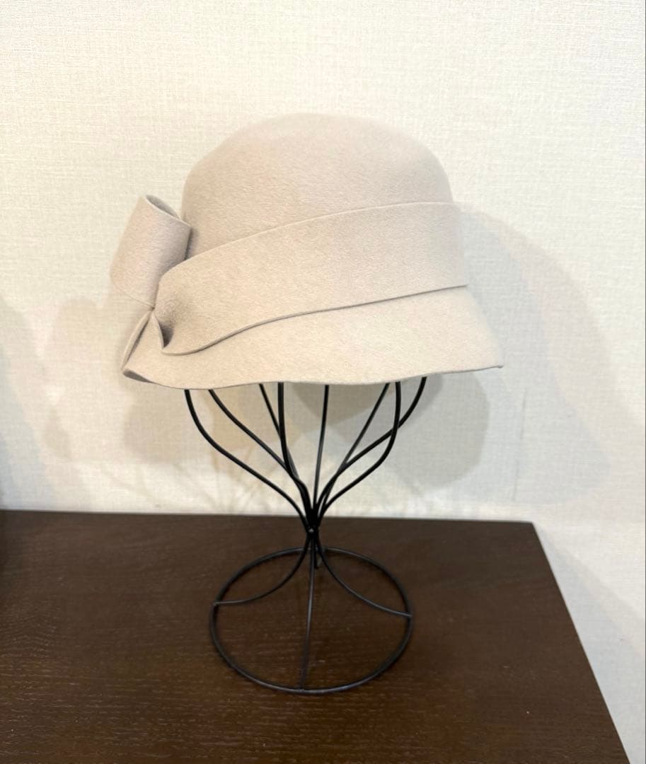 きれいめ　maxim マキシン　帽子　ベージュ