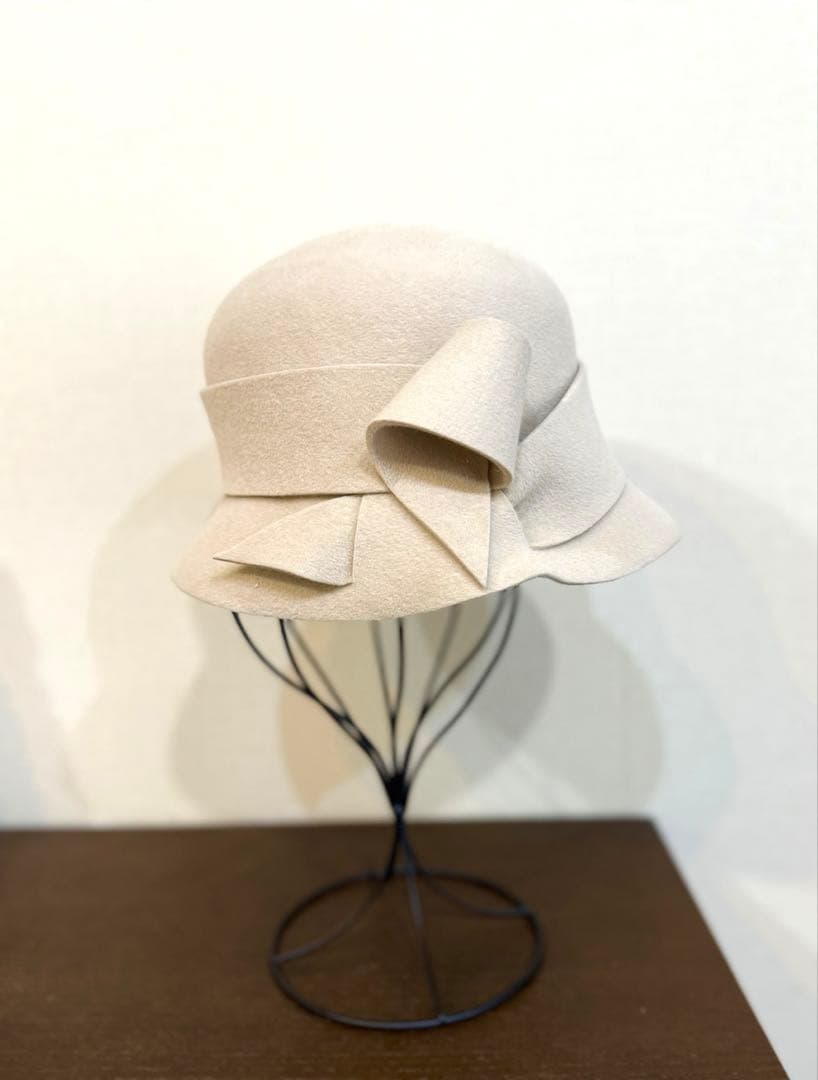 きれいめ　maxim マキシン　帽子　ベージュ