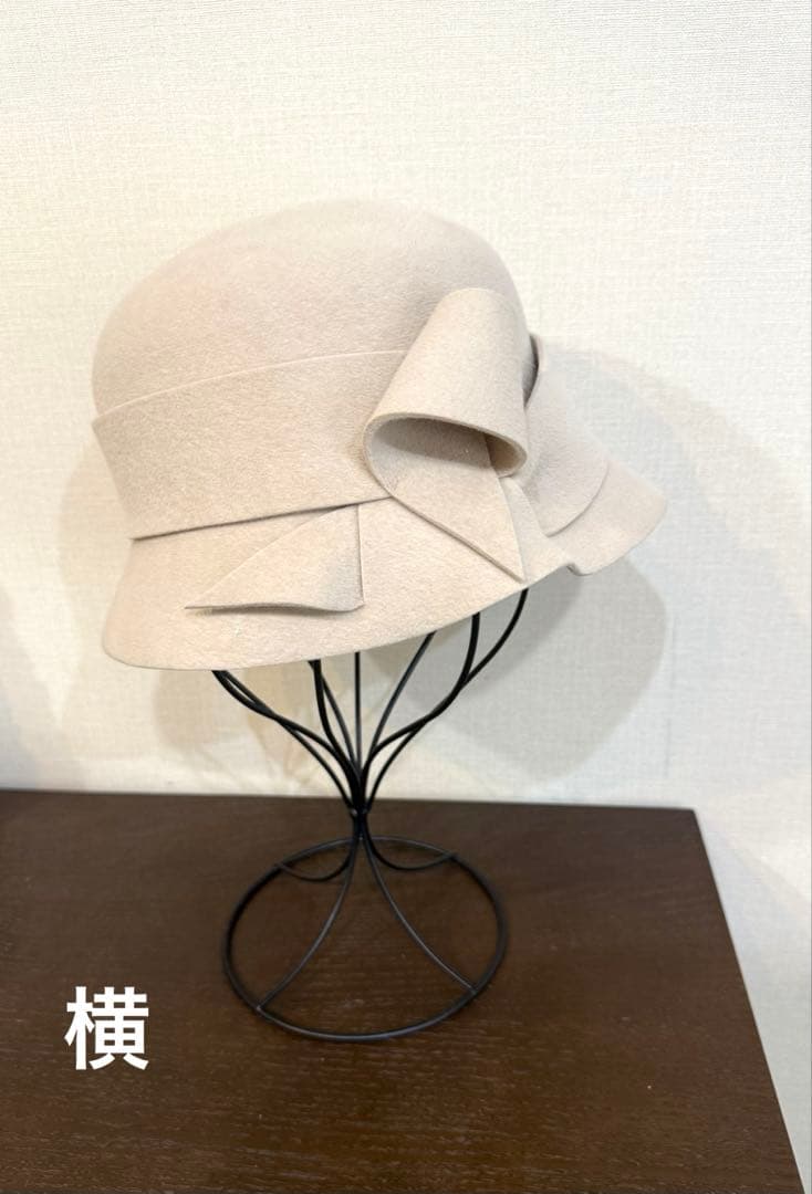 きれいめ　maxim マキシン　帽子　ベージュ