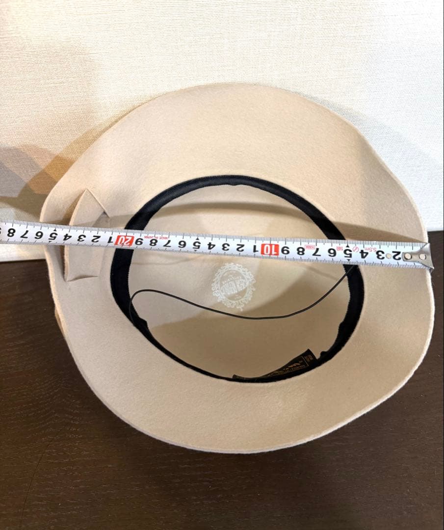 きれいめ　maxim マキシン　帽子　ベージュ