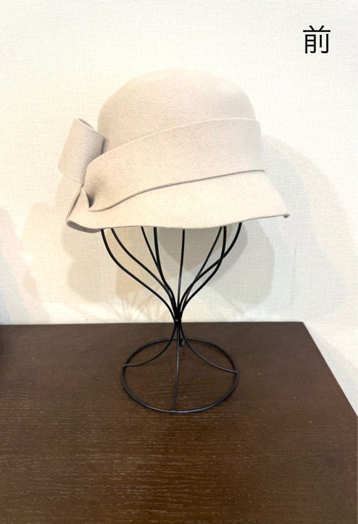 きれいめ　maxim マキシン　帽子　ベージュ