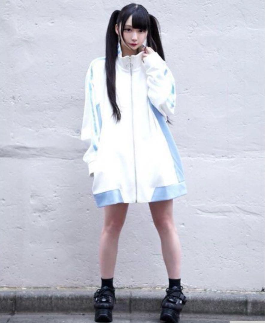 レフレム BIG切替ジャージ/オーバーサイズジャージトップス パンツ 上下セット