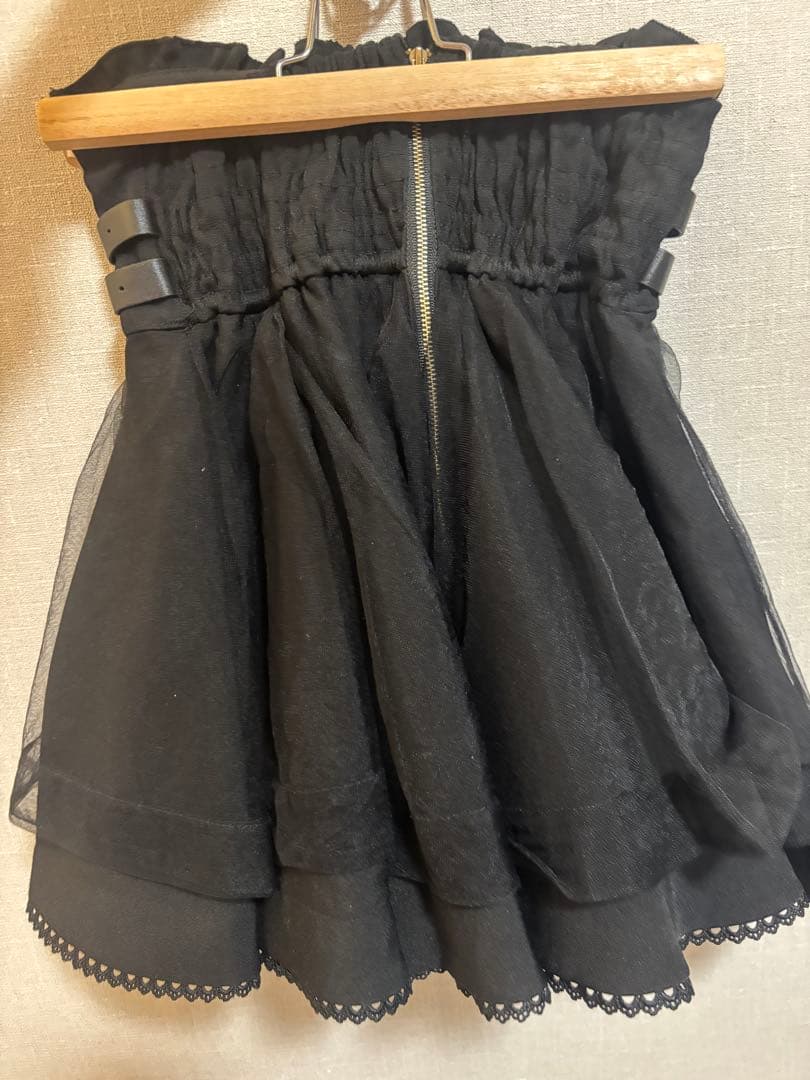 リズリサ レースアップコルセットライクスカパン LIZLISA