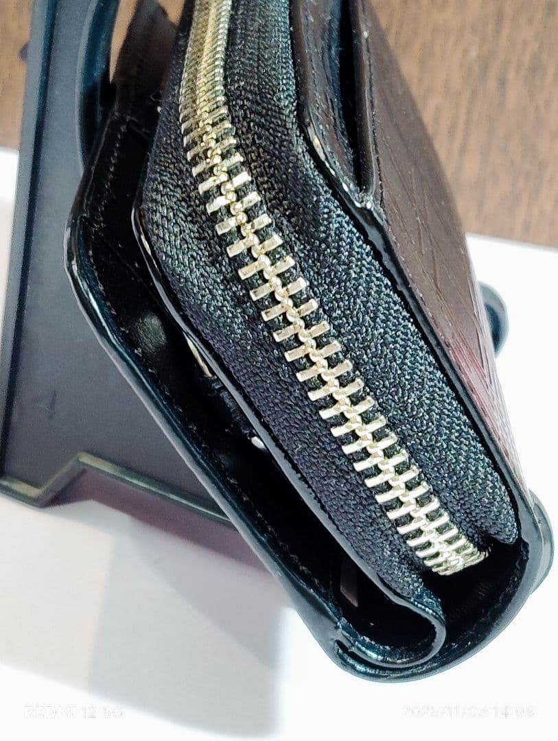 Vivienne Westwood ロゴ押印 レザーキーケース ブラック