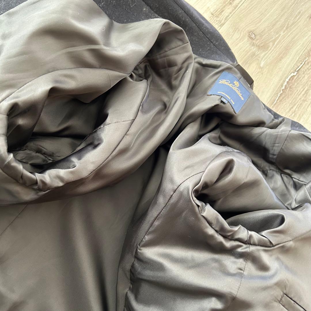 BROOKS BROTHERS ピーコート Pコート　メルトン ネイビー M