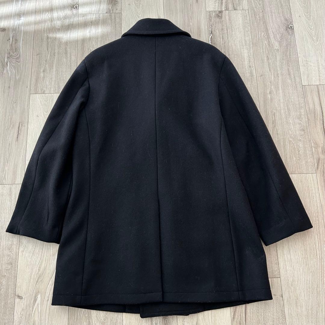 BROOKS BROTHERS ピーコート Pコート　メルトン ネイビー M