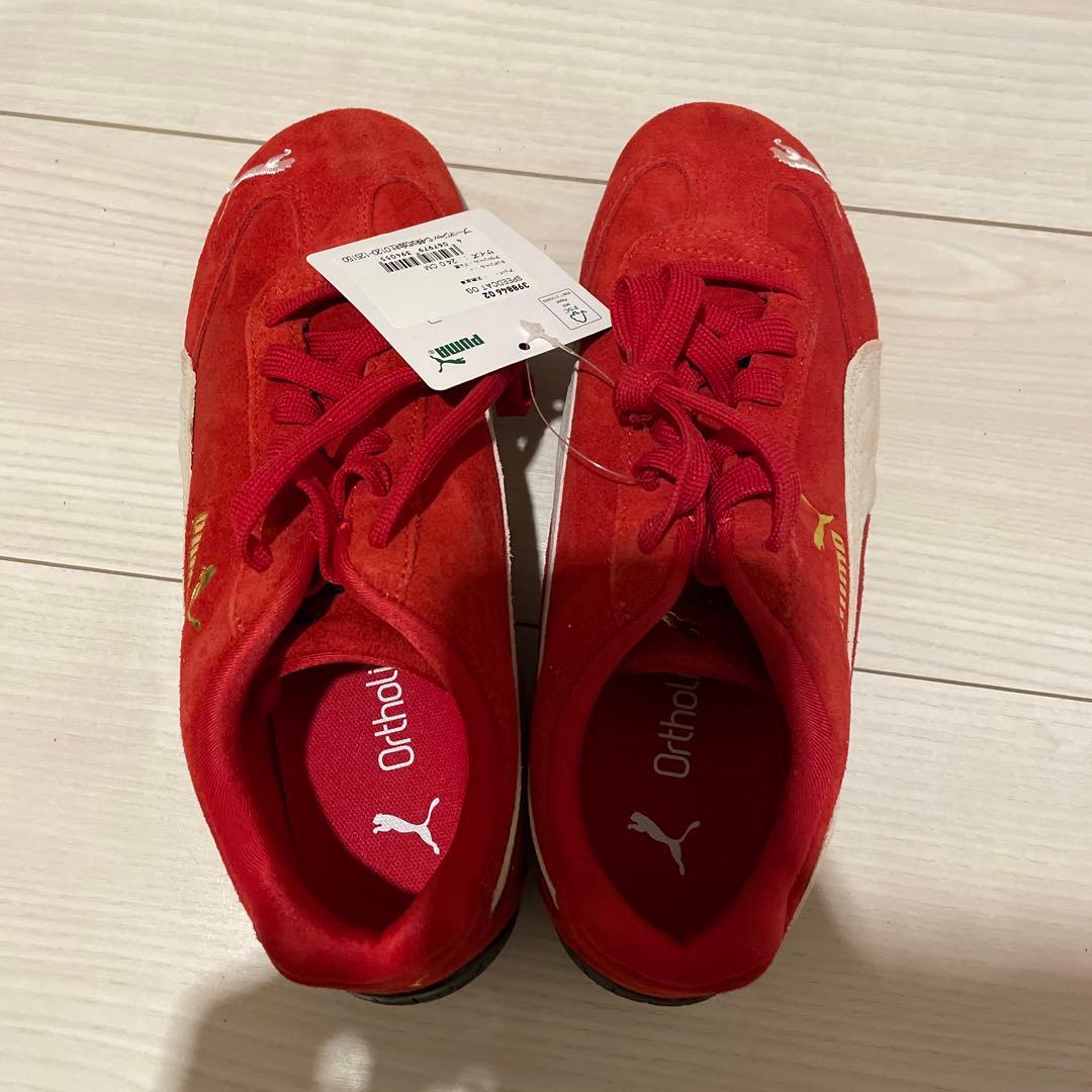 PUMA スピードキャット レッドスニーカー24cm