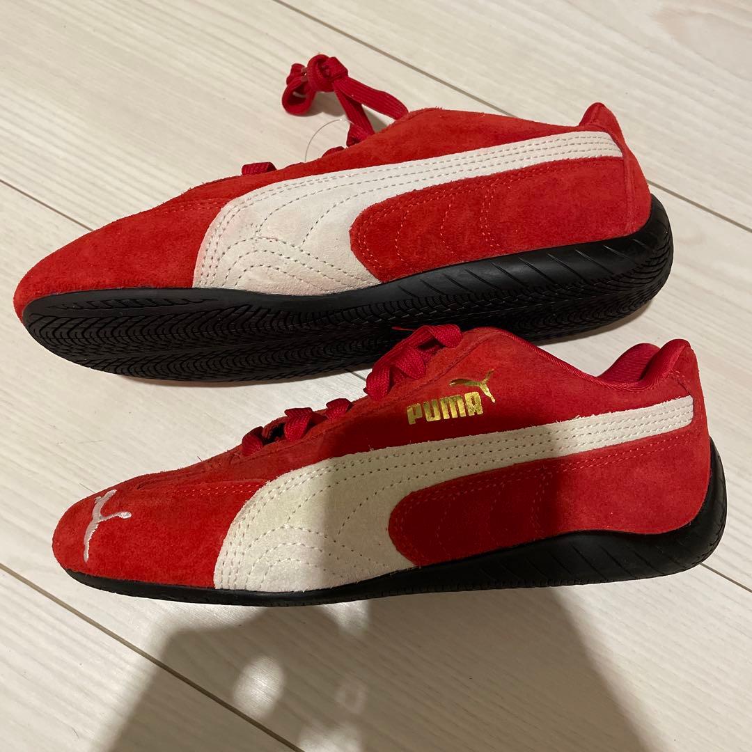 PUMA スピードキャット レッドスニーカー24cm