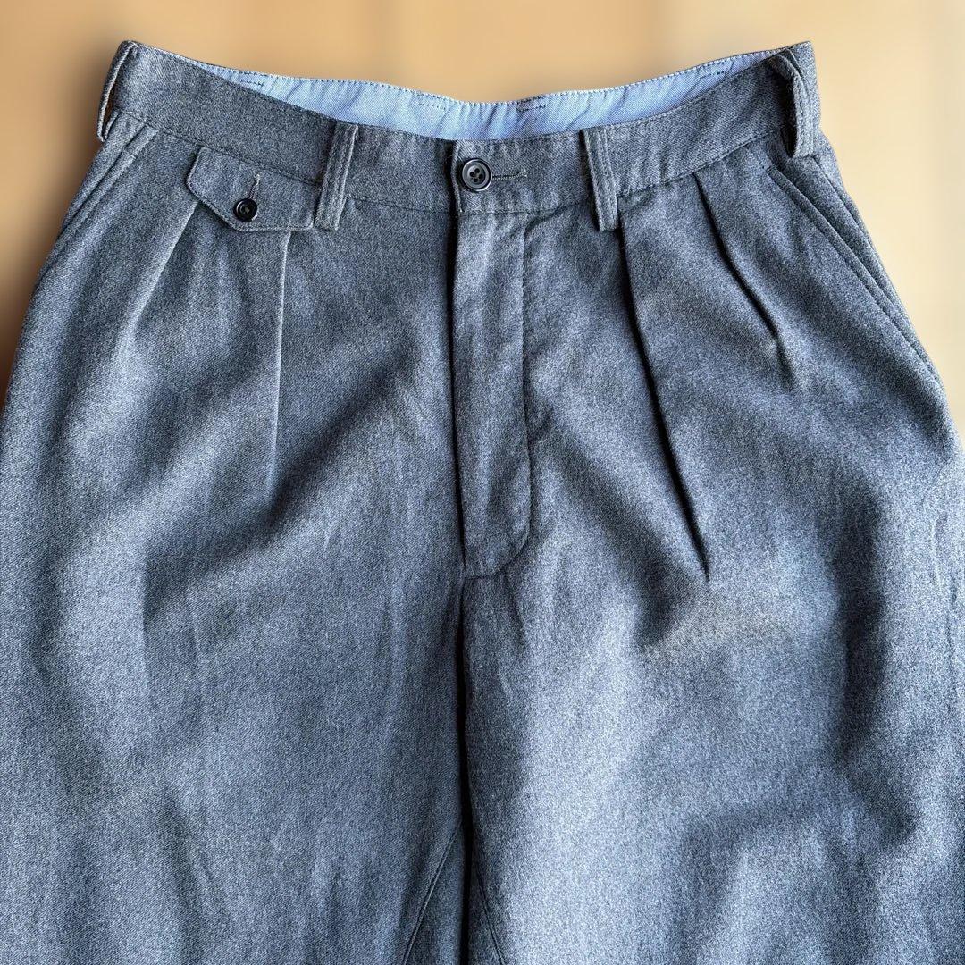 BEAMS PLUS ウール　トラウザーズ　（グレー）　S