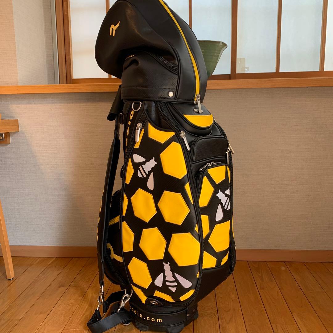 Roddio ロッディオ　ゴルフキャディバッグ 黒と黄色