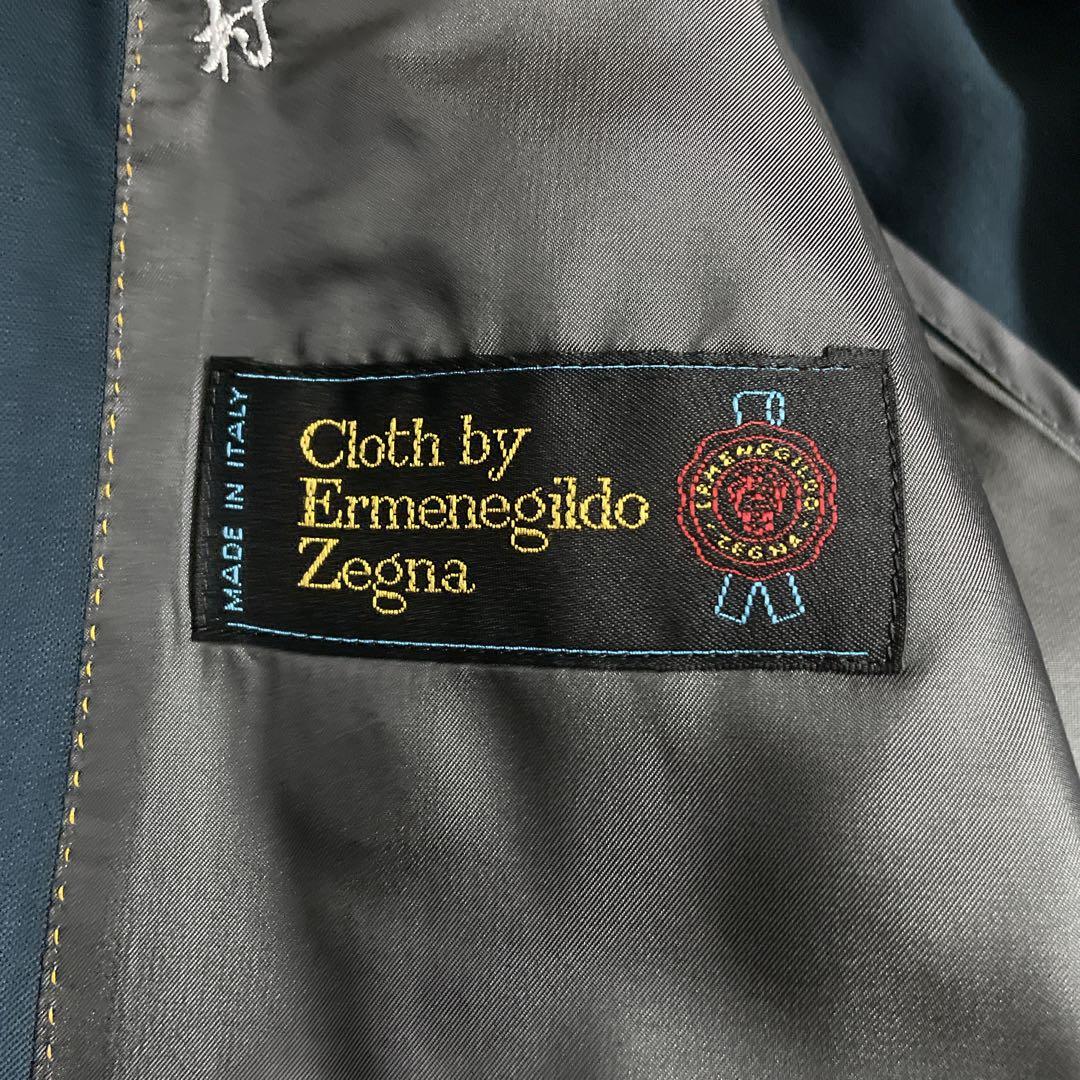 希少 クラシックティール ダブルブレストスーツ × TIFFANY ネクタイ