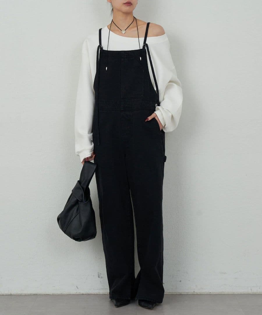 新品 デニムサロペット