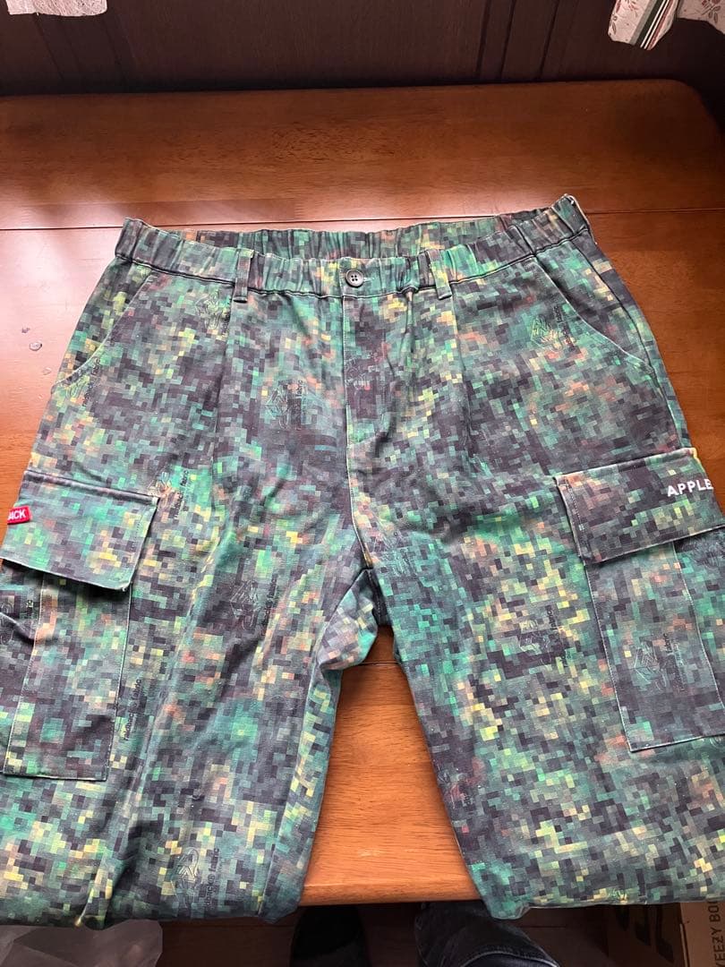 APPLEBUM ピクセルカモ カーゴパンツ L