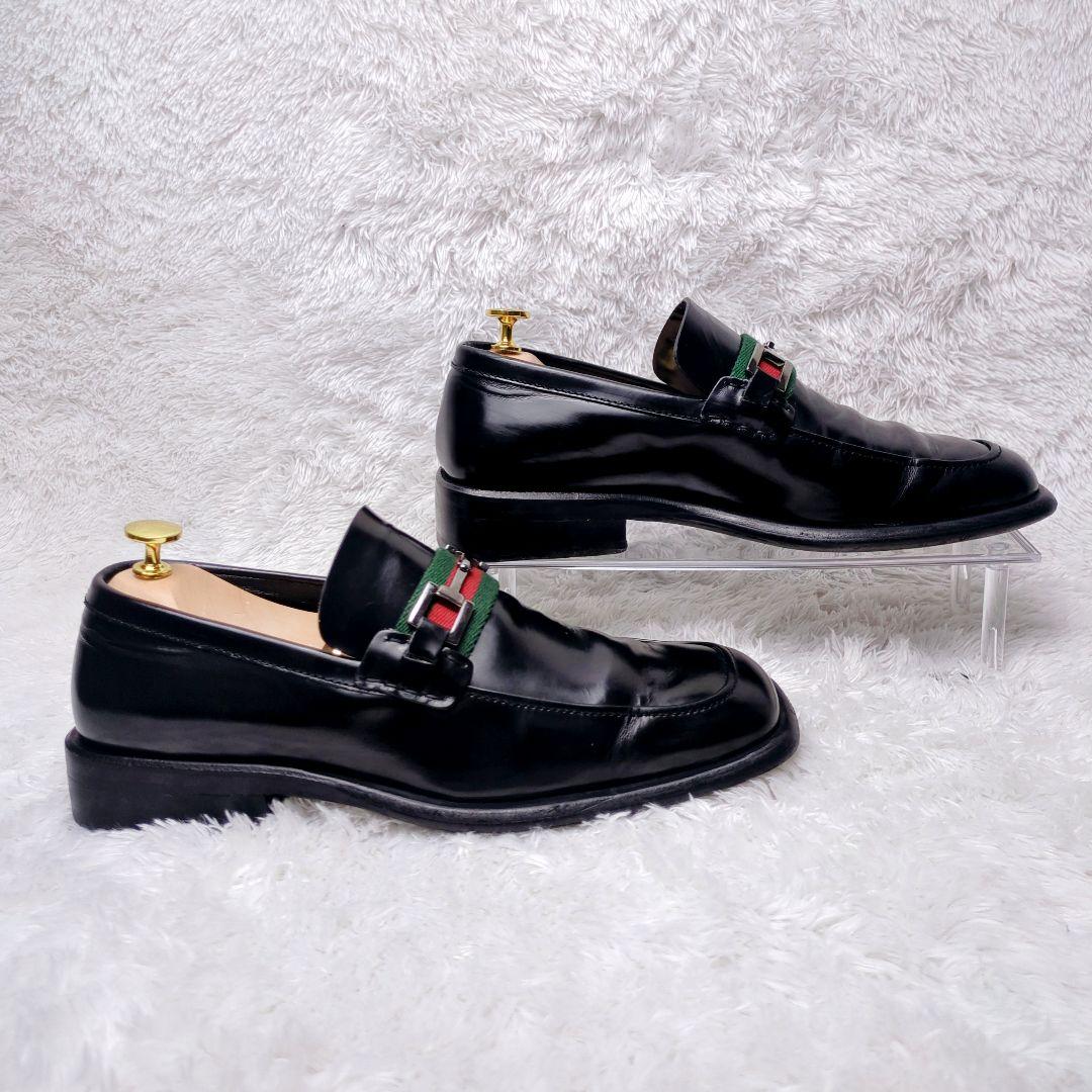 GUCCI シェリーライン ホースビット ローファー　ドレスシューズ