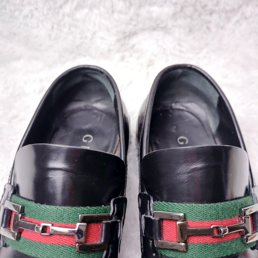 GUCCI シェリーライン ホースビット ローファー　ドレスシューズ
