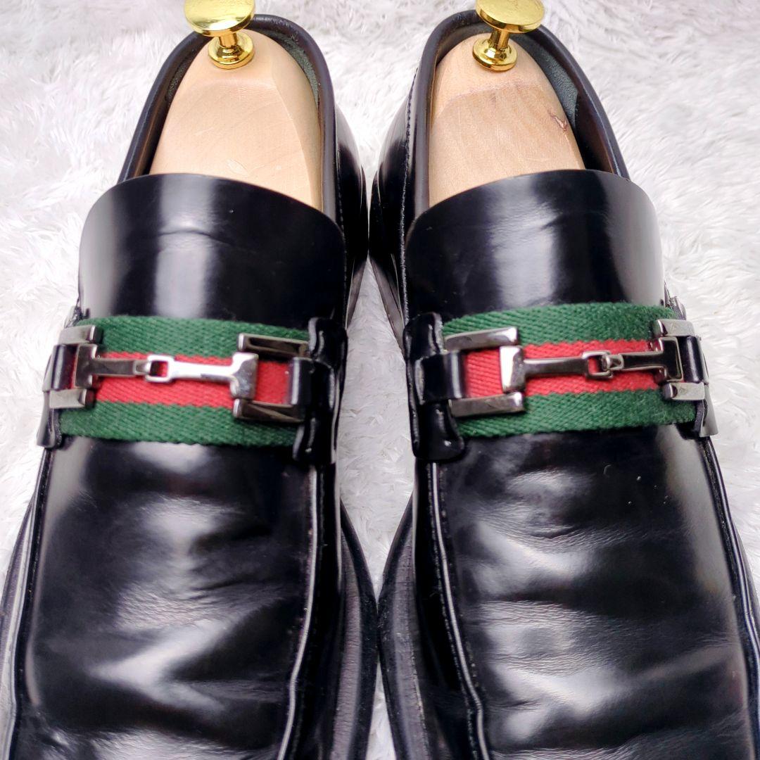 GUCCI シェリーライン ホースビット ローファー　ドレスシューズ
