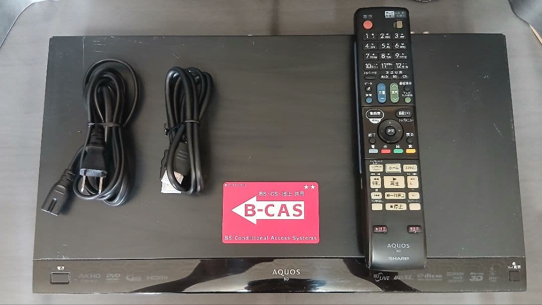 500GB シャープ AQUOS BD レコーダー☆BD-W515☆リモコン付