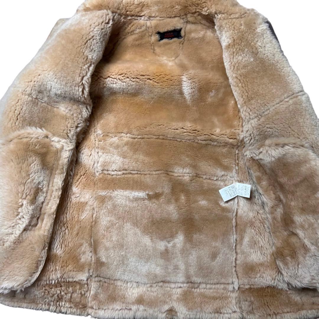 8010 GEKKO★M位 46 B-3 ムートンジャケット ロング丈