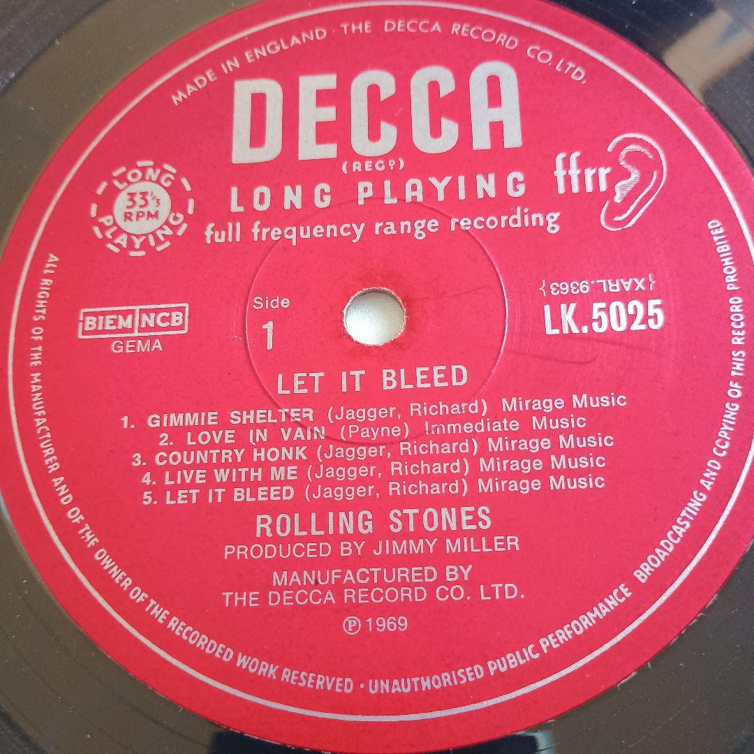 UK盤 LET IT BLEED Stones ローリング ストーンズ