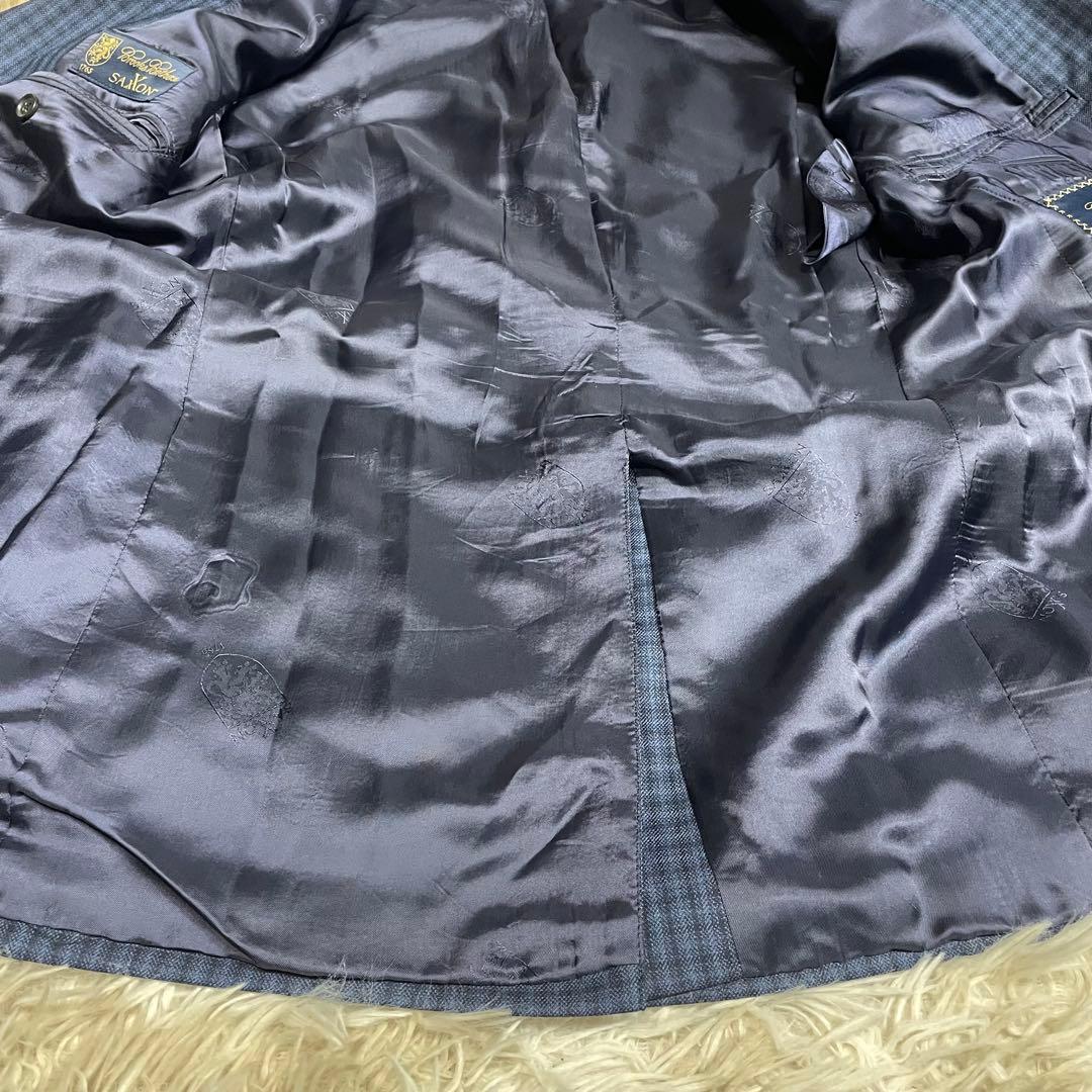 高級モデル ブルックスブラザーズ テーラードジャケット ネイビー SAXXSON