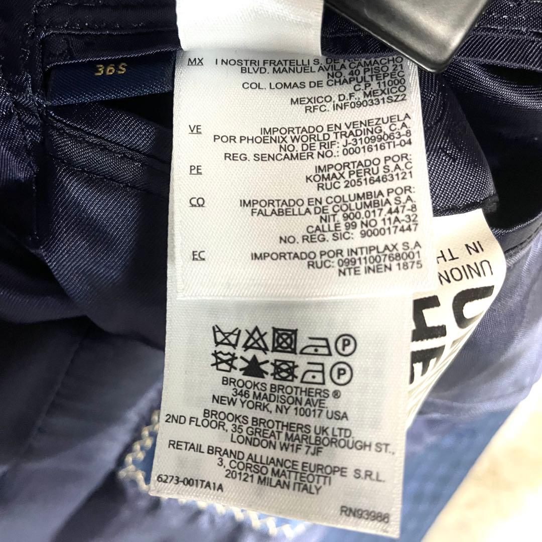 高級モデル ブルックスブラザーズ テーラードジャケット ネイビー SAXXSON