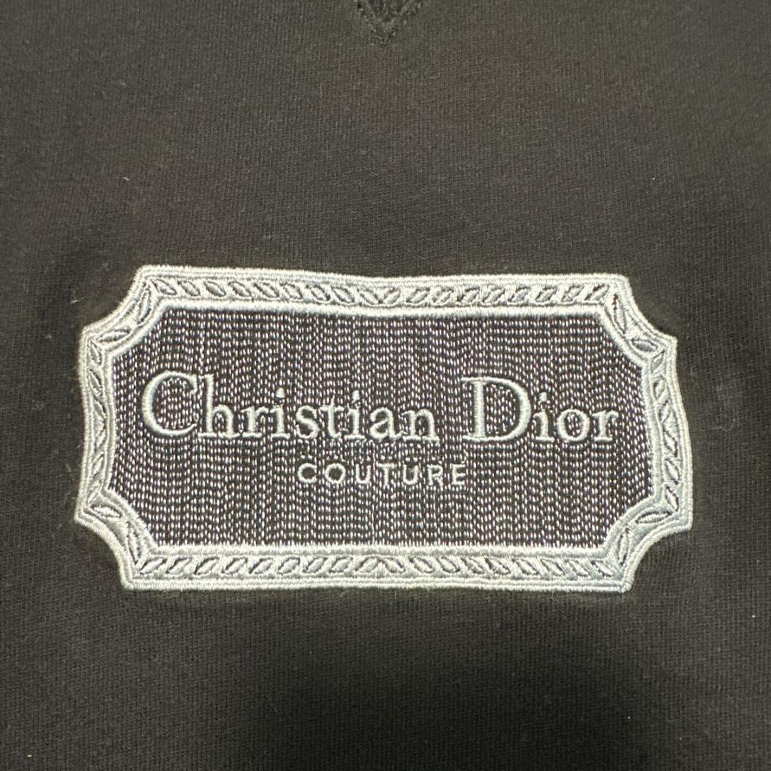 ディオール ロゴ刺繍 Tシャツ size S ブラック