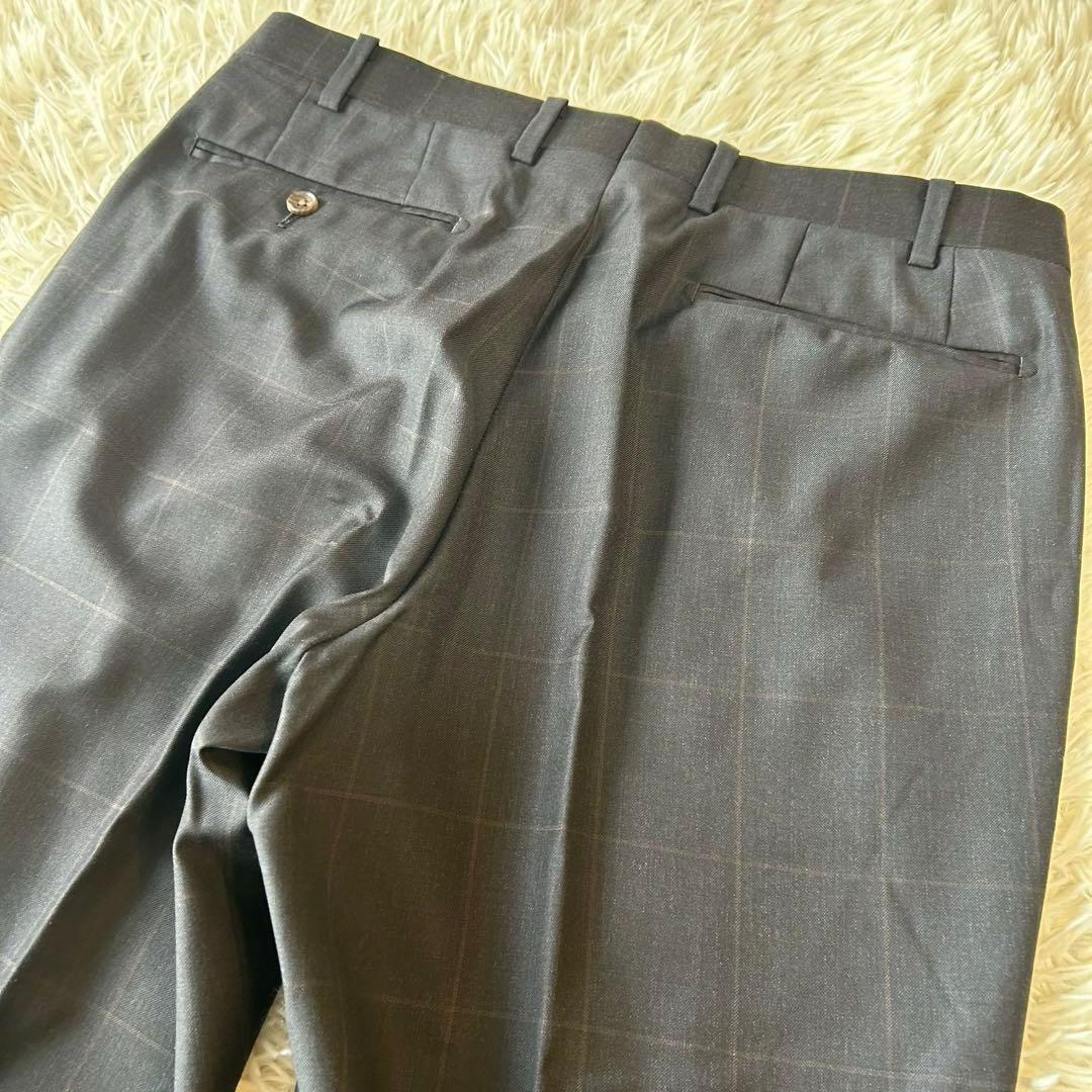 希少　マッキントッシュロンドン チェック柄　ウールスーツ セットアップ グレー