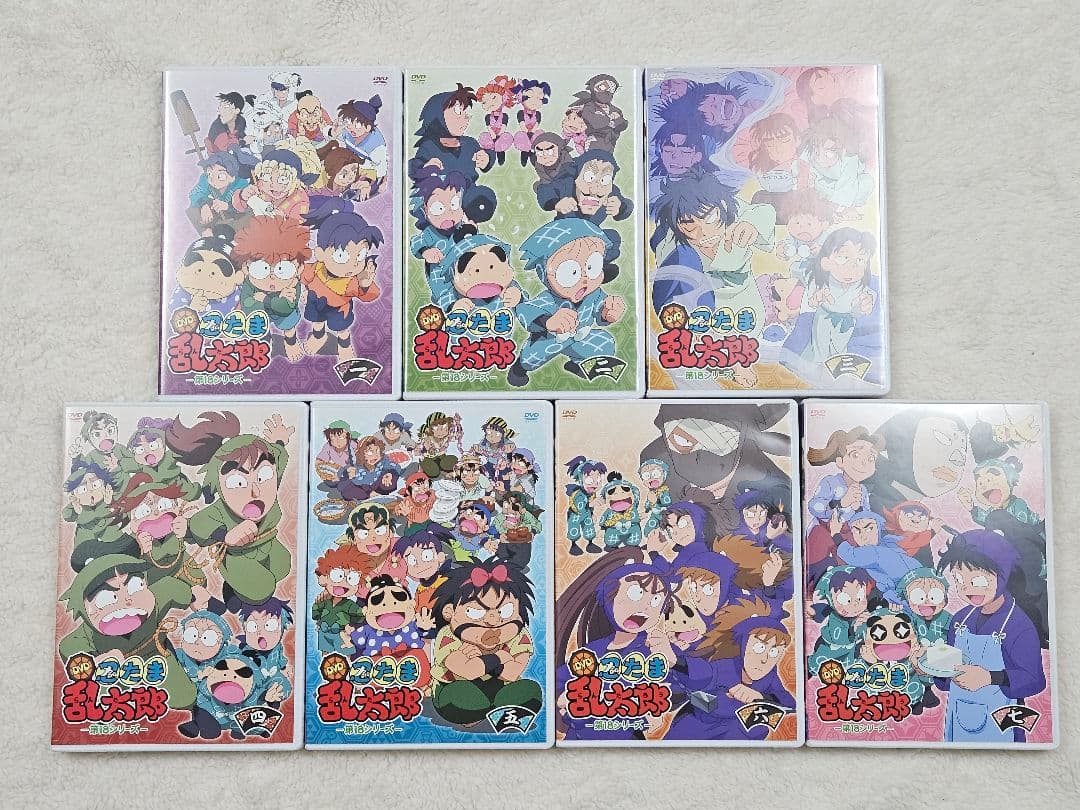 【えむ】忍たま乱太郎 DVD 第18シリーズ 全7巻 収納BOX付