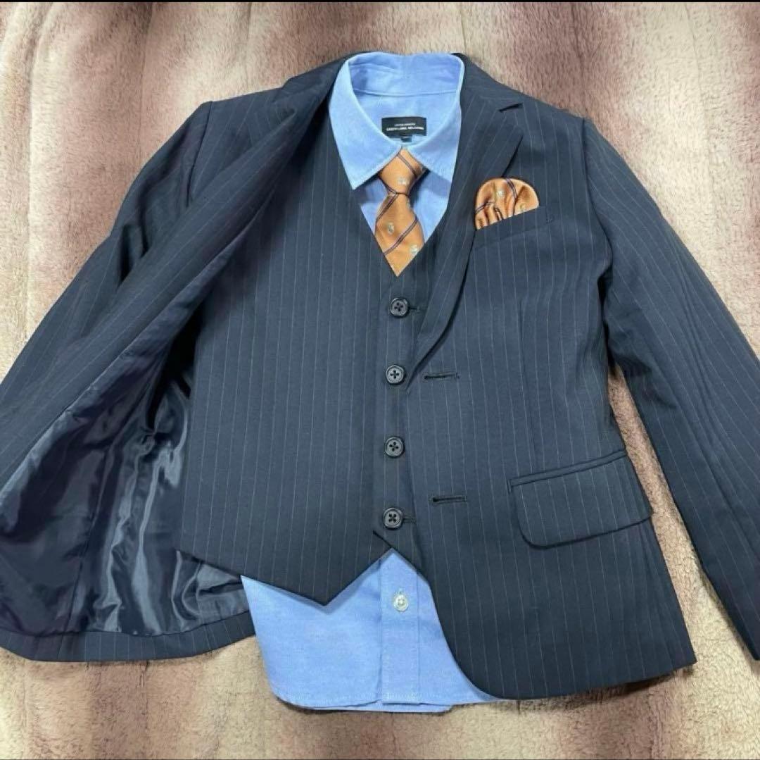 グリーンレーベル キッズフォーマル スリーピース 黒 120㎝