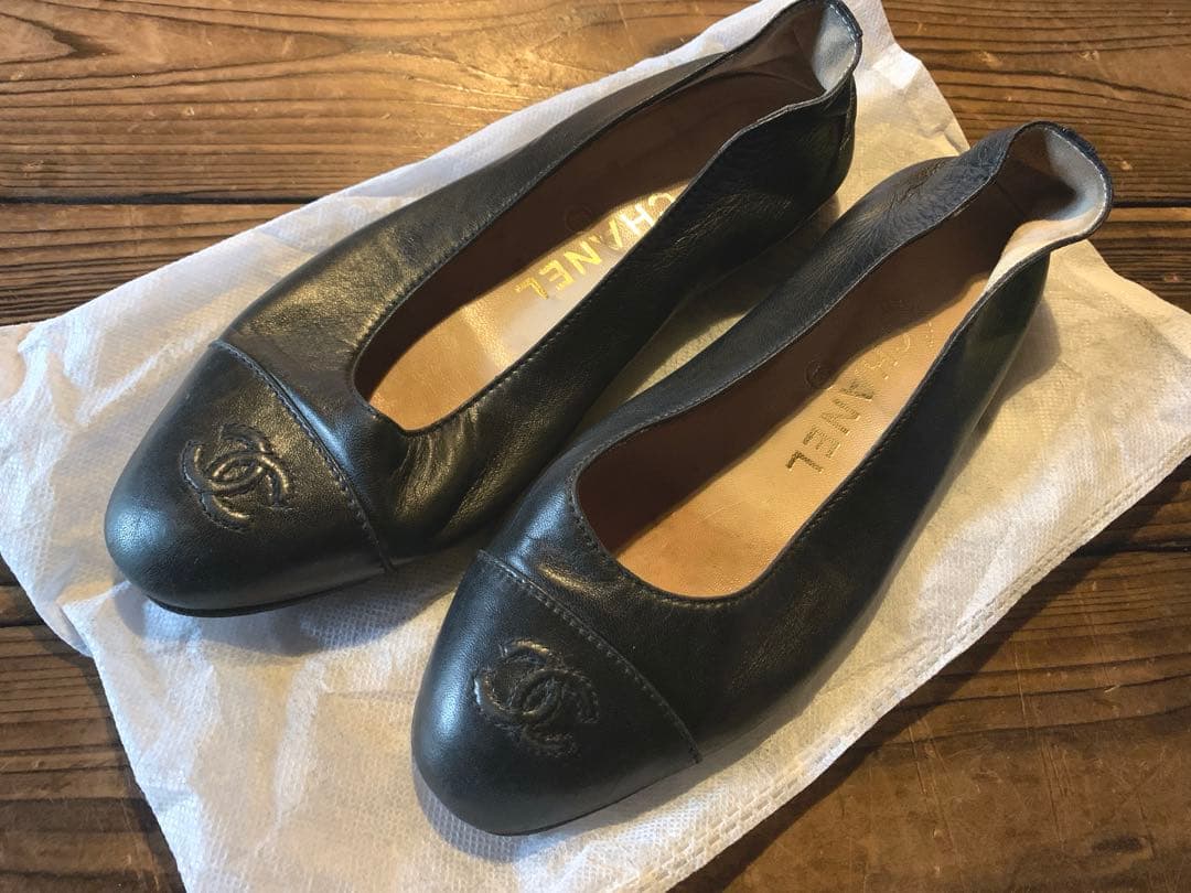 シャネル フラットシューズ フラットパンプス