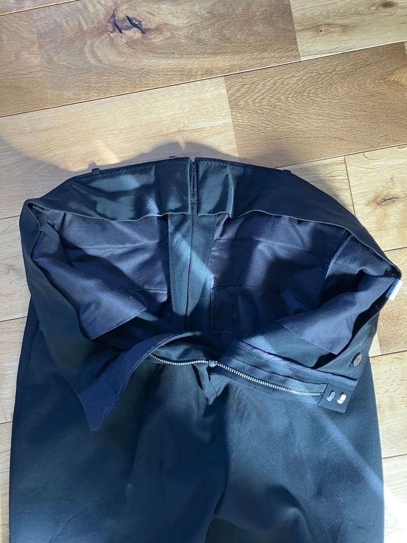 ＜H＞ウールカルゼ ストレートパンツ OVY