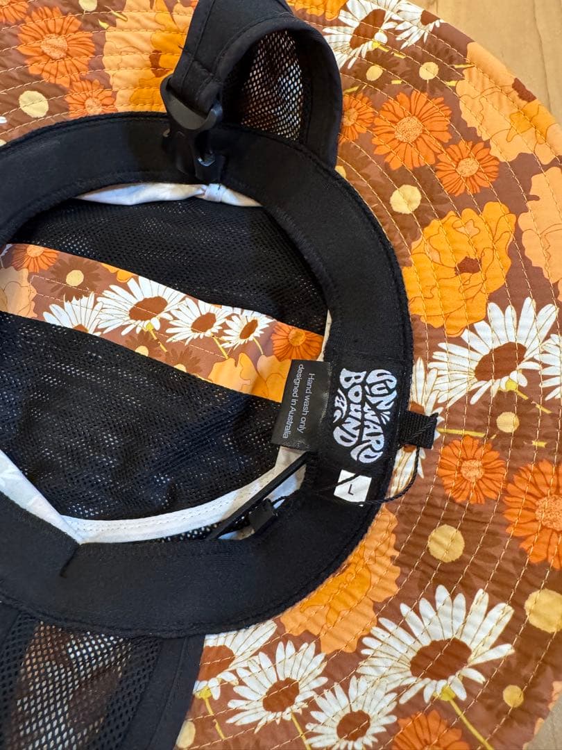 サーフィンハット サーフ ハット 帽子 花柄 レトロ sunwardbound