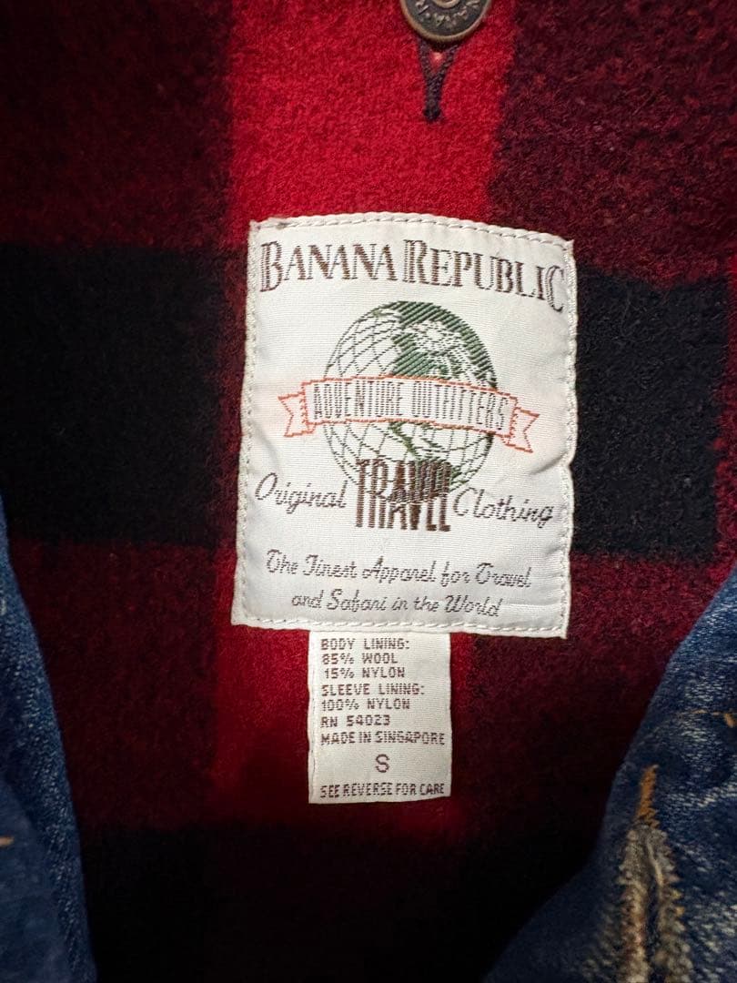 BANANA REPUBLIC デニムカバーオール 地球儀タグ