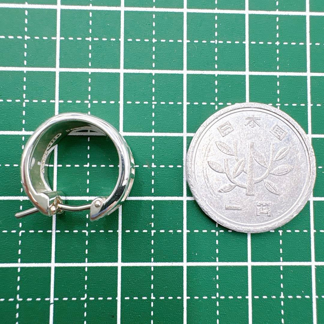 極美品 ティファニー アトラス フープ ピアス 片耳 シルバー925