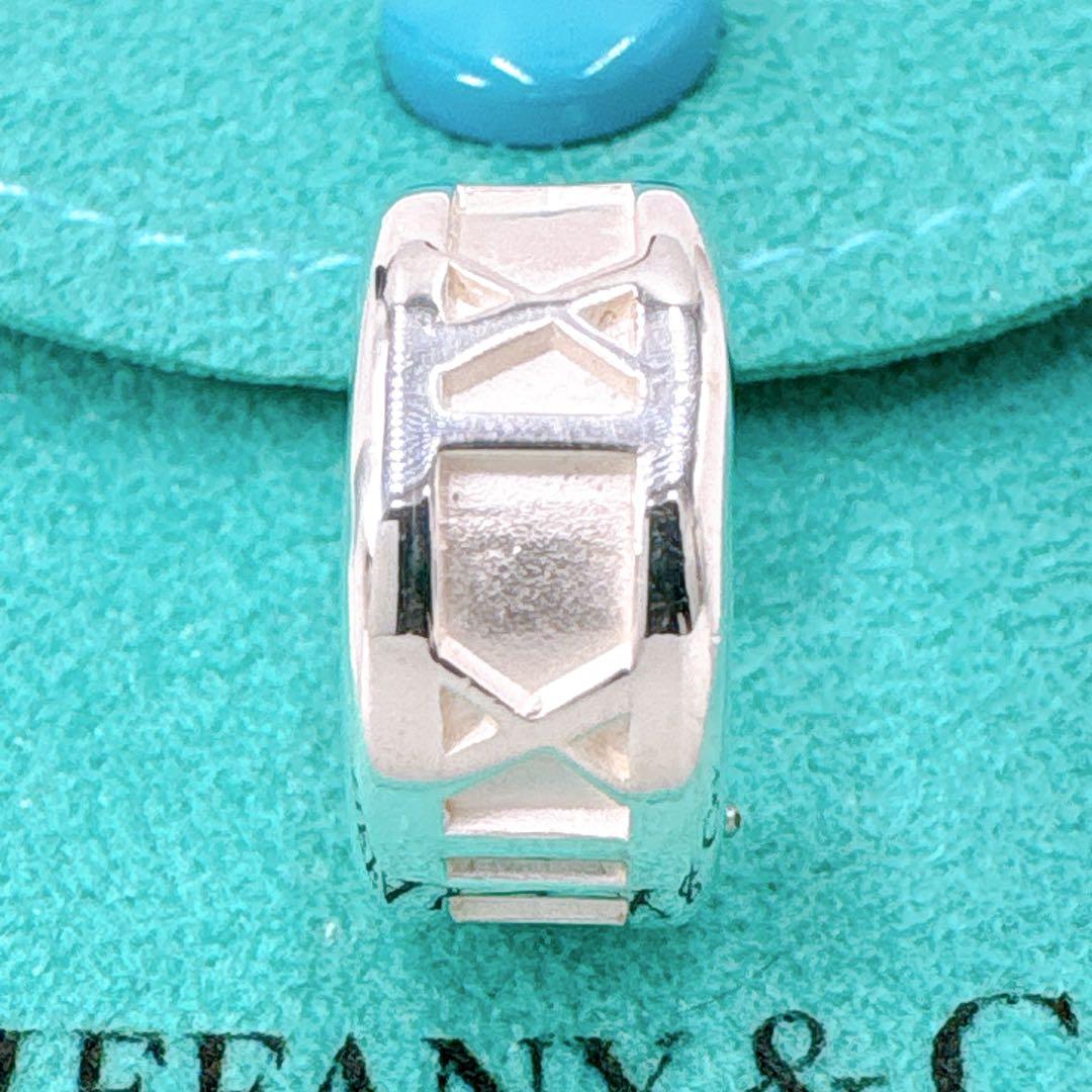 極美品 ティファニー アトラス フープ ピアス 片耳 シルバー925