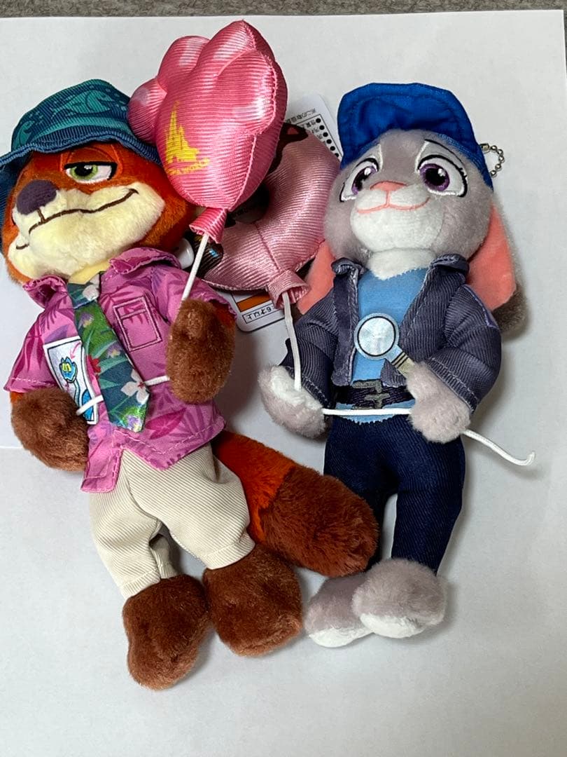 ズートピア2　東京ディズニーリゾート　ジュディ　ニック　ぬいぐるみバッジ　ぬいば