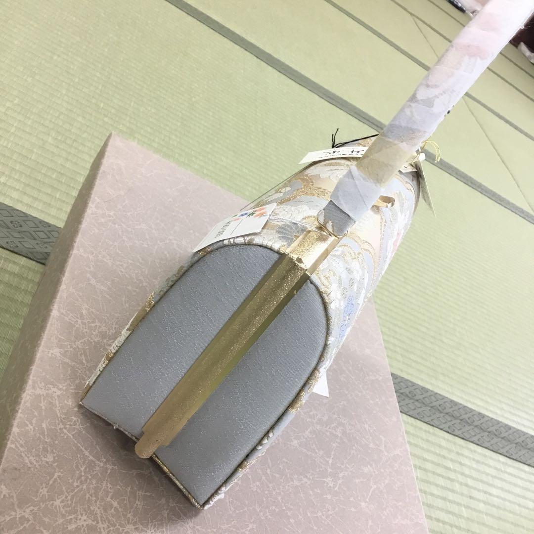 【新品未使用】和装　草履バッグセット　紗織　パールトーン加工　成人式　卒業式