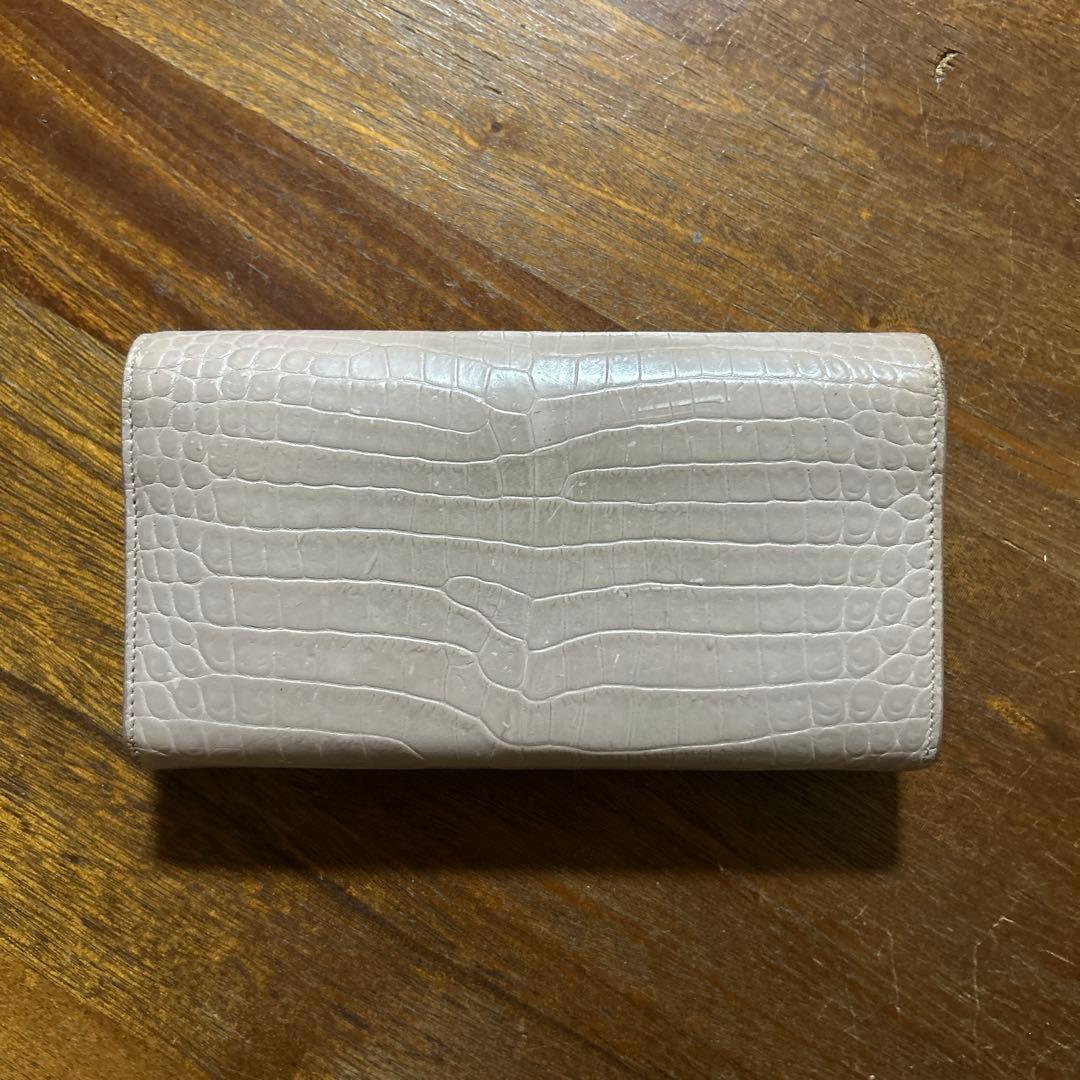 イブサンローラン　ピンク　長財布