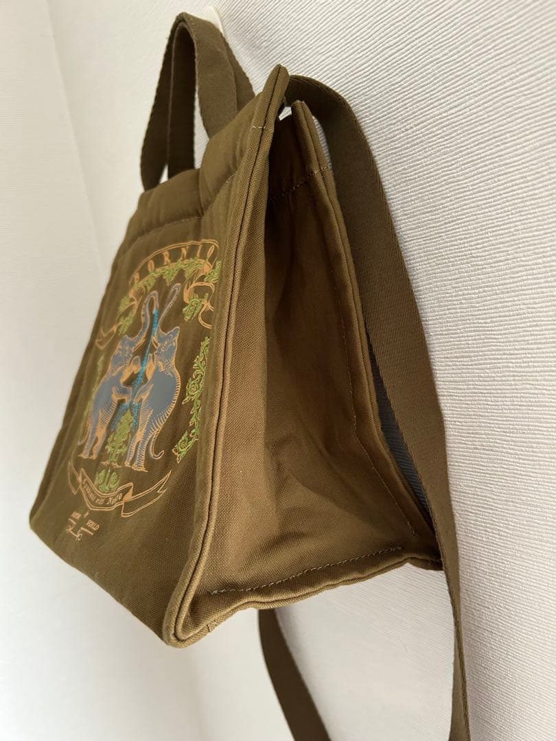 ハンティングワールド ボルネオチャリティー 2way トートバッグ　ショルダーS