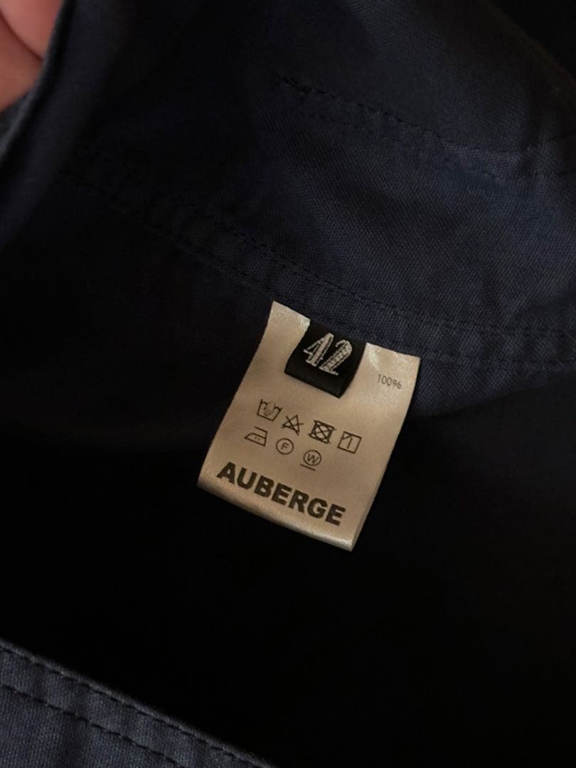 AUBERGE DM CHARBON モールスキン カバーオール