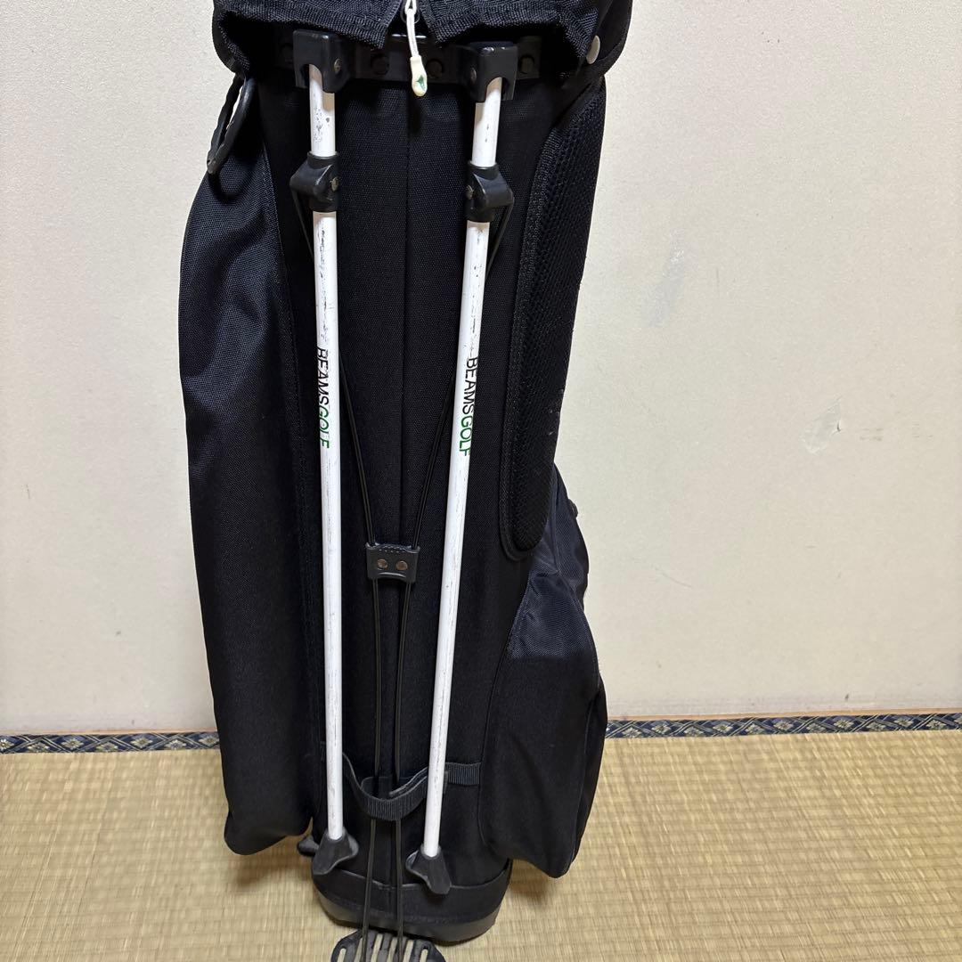 BEAMSGOLF ブラック ゴルフバッグヘッドカバー3点おまけ