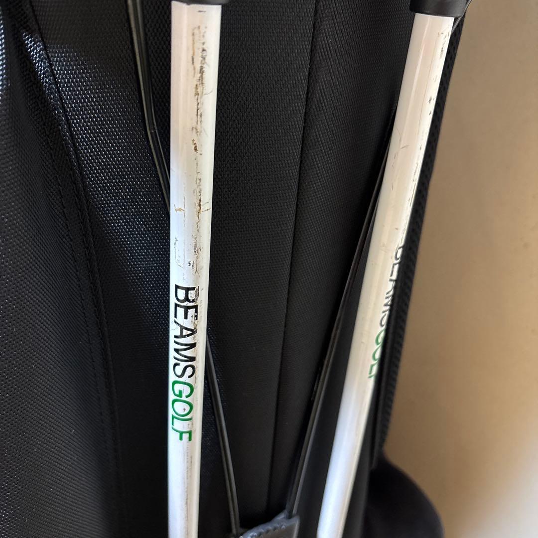 BEAMSGOLF ブラック ゴルフバッグヘッドカバー3点おまけ