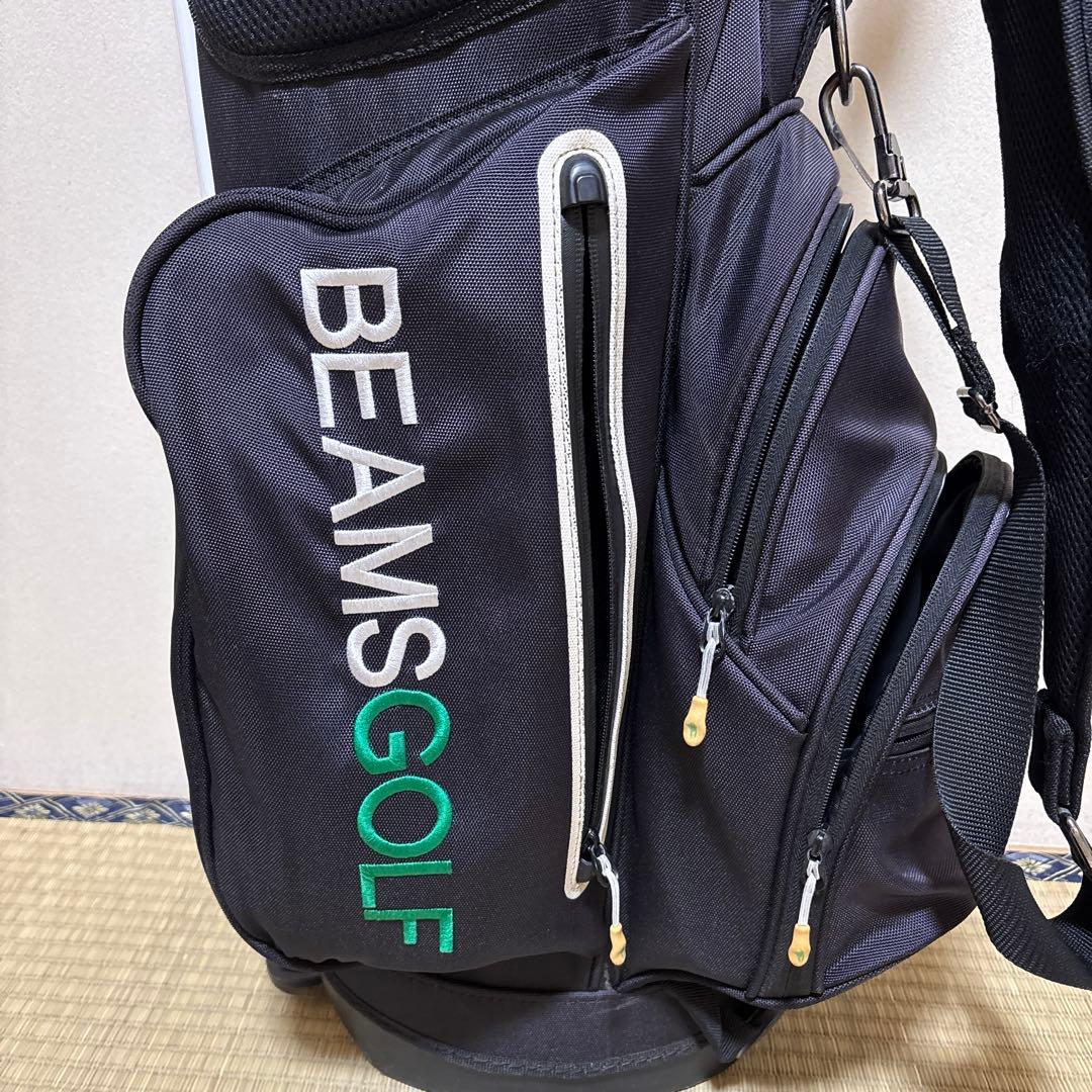 BEAMSGOLF ブラック ゴルフバッグヘッドカバー3点おまけ