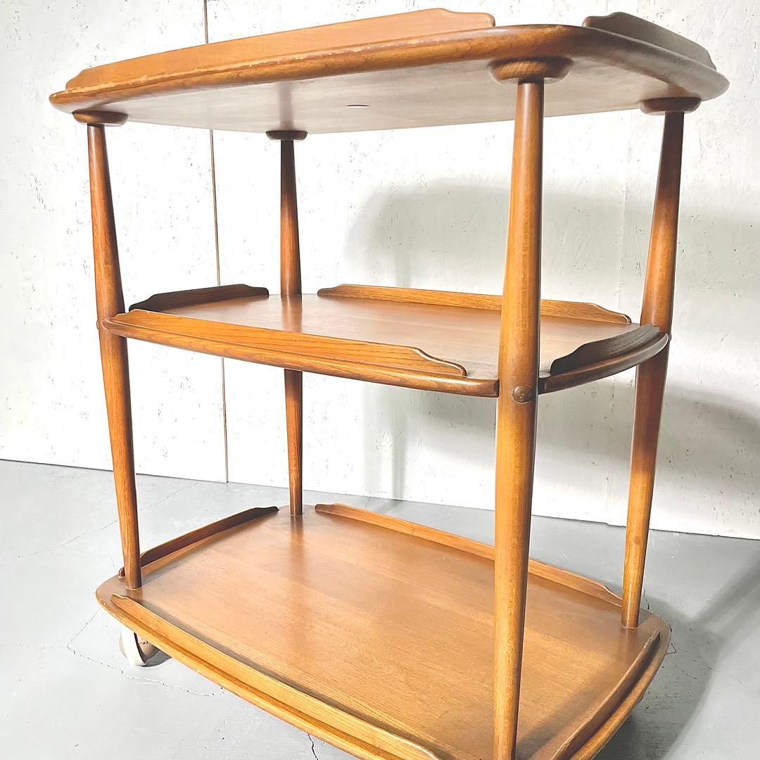 ERCOL/アーコール　トロリー　キッチンワゴン　(1) ビンテージ