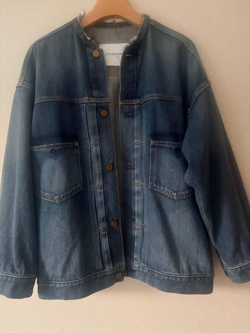 【美品】IENA リメイクルーズデニムブルゾン　38