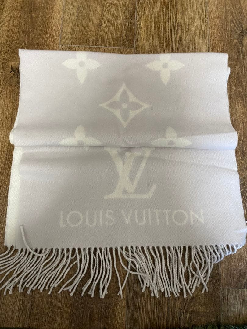 LOUIS VUITTONカシミヤ100%のマフラー・エシャルプ・レイキャビック